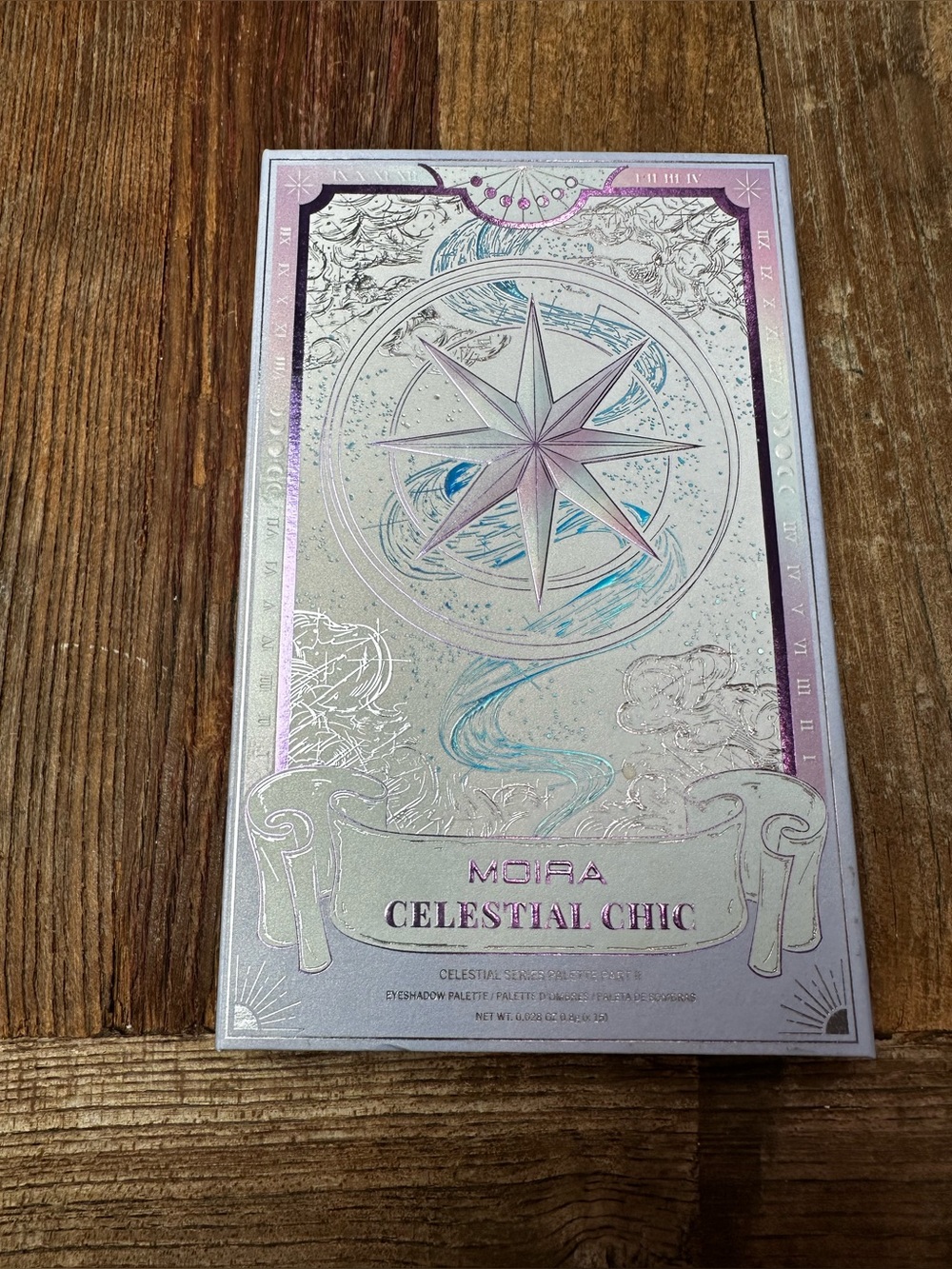 MOIRA Celestial Chic Eyeshadow Palette - Lavender & Silver Holographic Finish